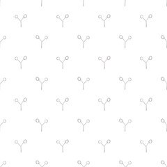 Seamless pattern  with abstract plants and berries drawn in pencil.  charcoal berry branches. Floral wrapping paper, textile.