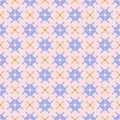 pattern design with abstract ornament motif