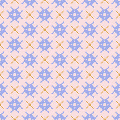 pattern design with abstract ornament motif