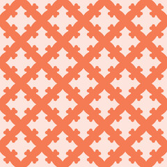 pattern design with abstract ornament motif