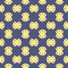 pattern design with abstract ornament motif