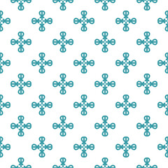 pattern design with abstract ornament motif