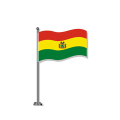 Illustration of Bolivia flag Template