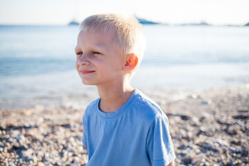 child on the beach