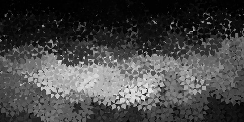 Light gray vector background with triangles.