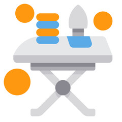 iron board flat icon