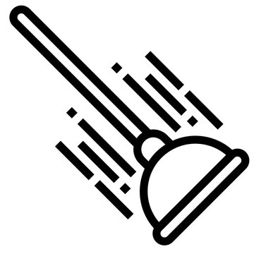 Plunger Outline Icon