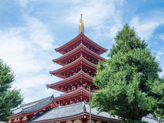 浅草寺の五重塔
