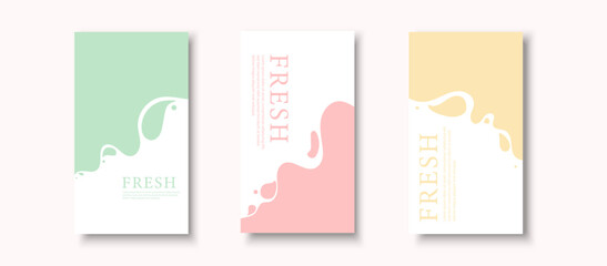 modern background. story template, soft color