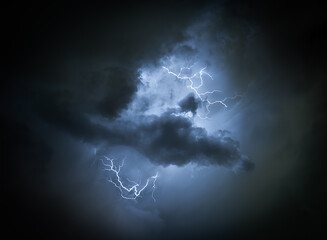 Nuage en colère