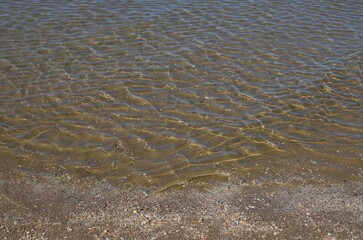 Picturesque view of beautiful sea waves surface
