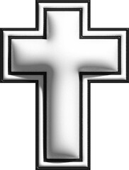 Obraz premium 3d cross decoration