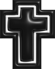 3d cross decoration