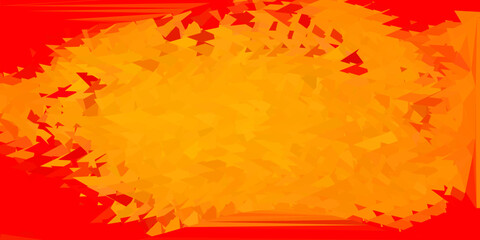 Light orange vector abstract triangle pattern.