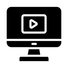 video player glyph icon