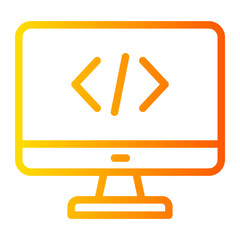 coding gradient icon