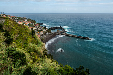 Views of the village of San Vicente in the north of Madeira