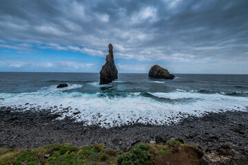 Islets in Ribeira de Janela, in Madeira