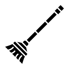 Broom Glyph Icon
