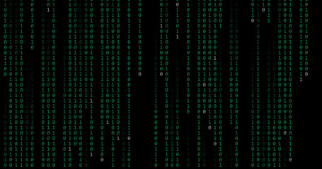 computer code rain background