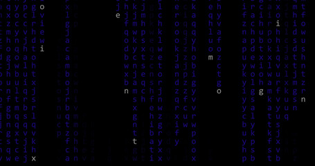 computer code rain background