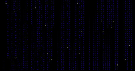 computer code rain background