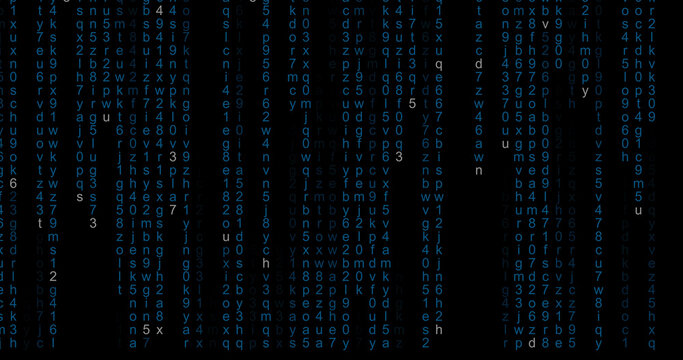 computer code rain background