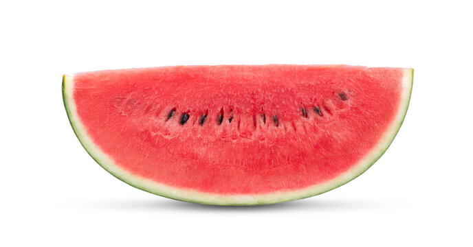 Sliced of watermelon isolated on  transparent png