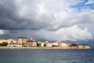 Vue générale d'Ajaccio en Corse