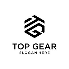 TG Letter Logo Design Template