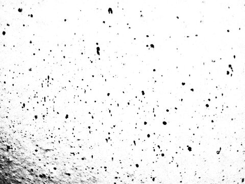 drops of paint on the wall. Cool fashion digital template of graphic futuristic illustration. Abstract grungy backdrop in dark grey tones. Colored stylish stone background in grey and white tones.