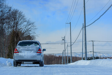 スタッドレスタイヤのクローズアップイメージ  北海道札幌市