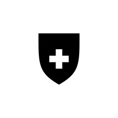 Health insurance icon vector illustration. Insurance document sign and symbol