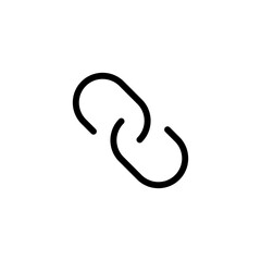 Link icon vector illustration. Hyperlink chain sign and symbol