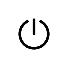 Power icon vector illustration. Power Switch sign and symbol. Electric power