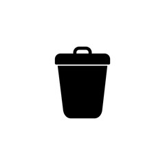 Trash icon vector illustration. trash can icon. delete sign and symbol.