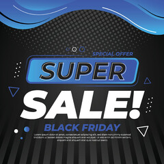Super Sale Banner, Flyer And Poster template