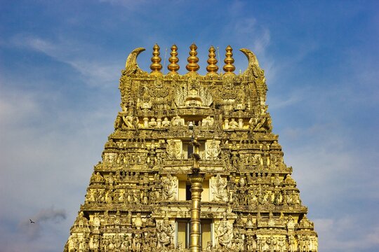 Chennakeshava Temple Entrance Gate, Evening Shot, Belur, Hassan, Karnataka, India 