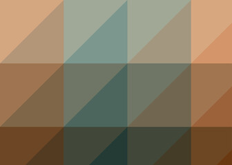 Fototapeta premium Abstract color Low-Polygones Generative Art background illustration