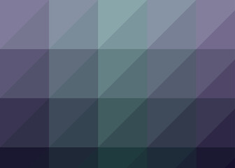 Obraz premium Abstract color Low-Polygones Generative Art background illustration