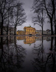 Spiegelung des Brandenburger Tor © Mulinarius