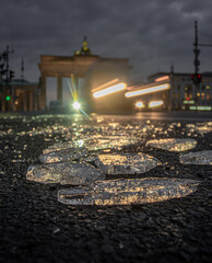 Ice at the Brandenburg Gate © Mulinarius