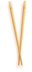 Food Chopsticks Asian Bamboo Utensils. illustration of Traditional  Color Chopstick.