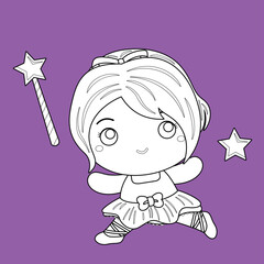 Ballerina Ballet Girl Digital Stamp