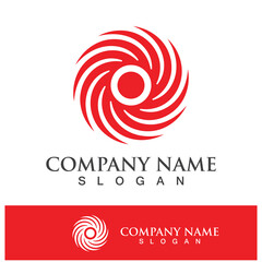 Vortex logo symbol icon illustration
