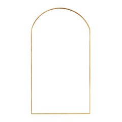 Gold Metallic Window Frame