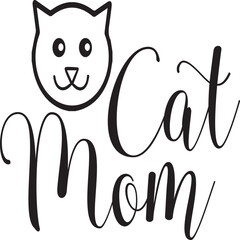 Cat SVG And T-Shirt Design