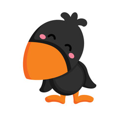 Raven Bird Animal Illustration Vector Clipart