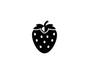 Strawberry vector isolated icon