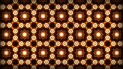 模様が曼荼羅や万華鏡の様に繰り返す画像